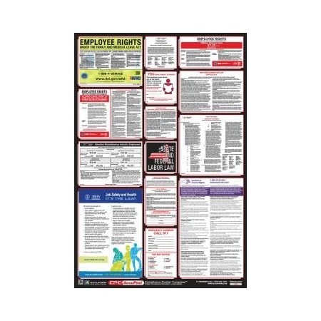 Accuform OSHA SAFETY POSTER COMBO STATE, PPG300NY PPG300NY